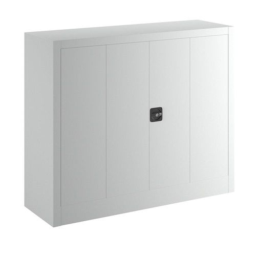 4055479003386 - - Falttürenschrank Vollblechtüren 2 verzinkte Böden BxTxH 1200x400x1000 mm ral 7035 4055479003386 - - Falttürenschrank Vollblechtüren 2 verzinkte Böden BxTxH 1200x400x1000 mm ral 7035