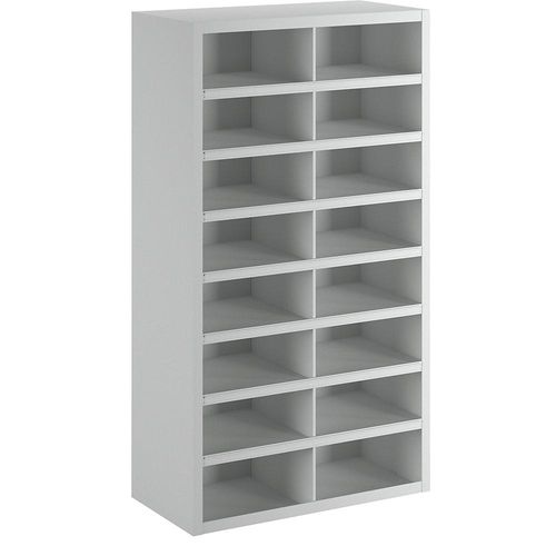 4055479003508 - Fächerregalschrank 16 Fächer ohne Türen grau Pavoy 4055479003508 - Fächerregalschrank 16 Fächer ohne Türen grau Pavoy
