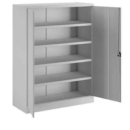 4055479003362 - Schwerlastschrank extrabreit Höhe x Breite x Tiefe 1950 x 1470 x 630 mm 4 Fachböden grau Pavoy 4055479003362 - Schwerlastschrank extrabreit Höhe x Breite x Tiefe 1950 x 1470 x 630 mm 4 Fachböden grau Pavoy