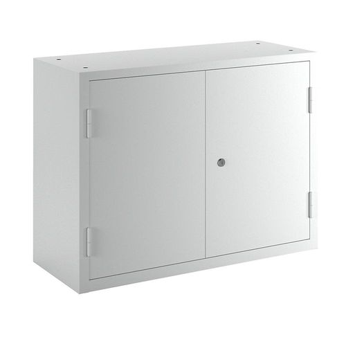 4061753004734 - eurokraft basic Werkstatt-Hängeschrank HxBxT 600 x 800 x 320 mm Vollblechtüren mit 2 Fachböden + 2 Schubladen lichtgrau RAL 7035 4061753004734 - eurokraft basic Werkstatt-Hängeschrank HxBxT 600 x 800 x 320 mm Vollblechtüren mit 2 Fachböden + 2 Schubladen lichtgrau RAL 7035