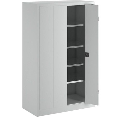 4055479003461 - Falttürenschrank Vollblechtüren 4 verzinkte Böden BxTxH 1200x600x1950 mm ral 7035 4055479003461 - Falttürenschrank Vollblechtüren 4 verzinkte Böden BxTxH 1200x600x1950 mm ral 7035