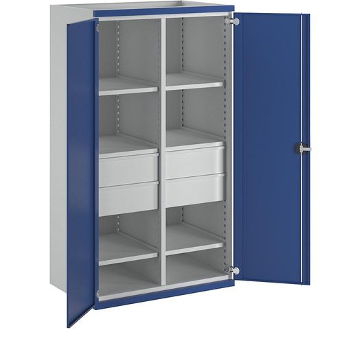 4014641089146 - Schwerlastschrank mit Trennwand 4 Schubladen à 180 mm HxBxT 1950 x 1084 x 690 mm ANKE 4014641089146 - Schwerlastschrank mit Trennwand 4 Schubladen à 180 mm HxBxT 1950 x 1084 x 690 mm ANKE