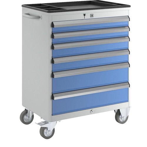 4061753046727 - eurokraft pro Schubladenschrank fahrbar HxBxT 930 x 700 x 450 mm Schubladen 2 x 75 2 x 100 2 x 150 mm 4061753046727 - eurokraft pro Schubladenschrank fahrbar HxBxT 930 x 700 x 450 mm Schubladen 2 x 75 2 x 100 2 x 150 mm