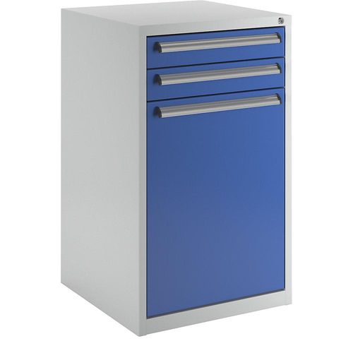 8697653676458 - eurokraft basic Werkzeugschrank Breite 600 mm Höhe 1000 mm Schubladen 2 x 100 mm Tür 1 x 700 mm 8697653676458 - eurokraft basic Werkzeugschrank Breite 600 mm Höhe 1000 mm Schubladen 2 x 100 mm Tür 1 x 700 mm