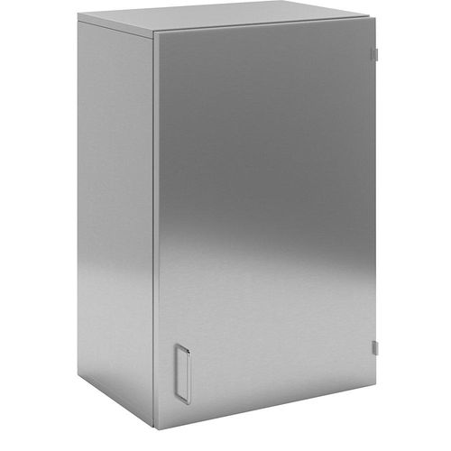 4021177029805 - Reinraum-Wandhängeschrank aus Edelstahl 1 Flügeltür Breite 500 mm 4021177029805 - Reinraum-Wandhängeschrank aus Edelstahl 1 Flügeltür Breite 500 mm