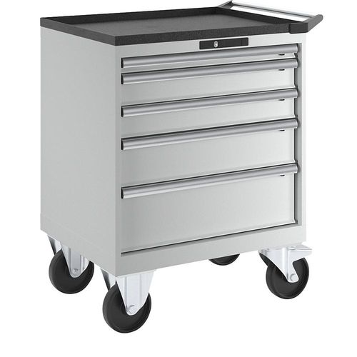 7612269063257 - LISTA Schubladenschrank fahrbar BxTxH 717 x 572 x 962 mm Schubladen 1 x 50 2 x 100 1 x 150 1 x 200 mm lichtgrau 7612269063257 - LISTA Schubladenschrank fahrbar BxTxH 717 x 572 x 962 mm Schubladen 1 x 50 2 x 100 1 x 150 1 x 200 mm lichtgrau