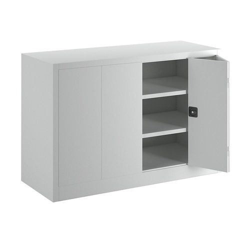 4055479003430 - - Falttürenschrank Vollblechtüren 2 verzinkte Böden BxTxH 1500x600x1000 mm ral 7035 4055479003430 - - Falttürenschrank Vollblechtüren 2 verzinkte Böden BxTxH 1500x600x1000 mm ral 7035