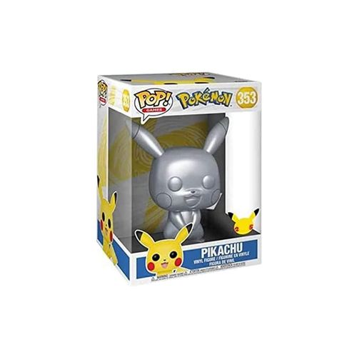 0889698598736 - Games Pokemon 10 (Metalic Pikachu) POP! 0889698598736 - Games Pokemon 10 (Metalic Pikachu) POP!