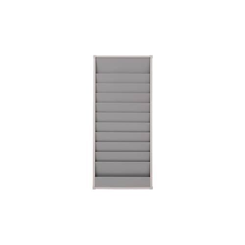 4052301115071 - Werkstattplaner Eichner 2-bahnig 10 Schienen für bis zu 20 Auftragstaschen des Formates A5 B 554 x H 960 mm Kunststoff grau 4052301115071 - Werkstattplaner Eichner 2-bahnig 10 Schienen für bis zu 20 Auftragstaschen des Formates A5 B 554 x H 960 mm Kunststoff grau