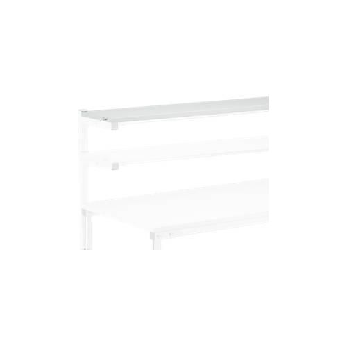 6416763042470 - Etagenbord Treston SH 180 bis 50 kg B 1800 x T 310 x H 1550 mm höhenverstellbar Spanplatte lichtgrau RAL 7035