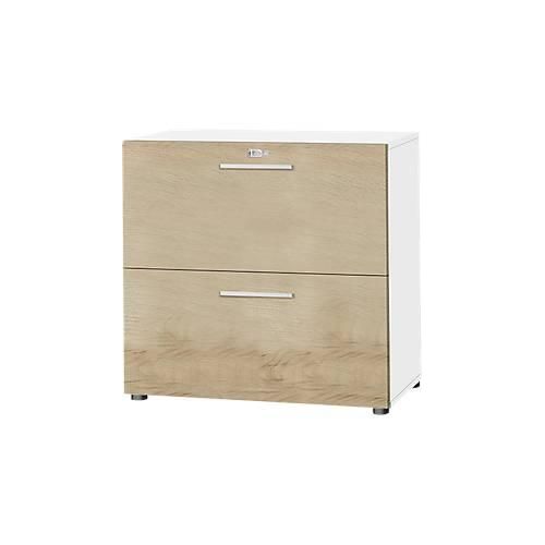 4250510813096 - Schäfer Shop Select Hängeregistraturschrank SET UP 2 HR-Schübe abschließbar B 800 x T 420 x H 788 mm weiß Wildeiche 4250510813096 - Schäfer Shop Select Hängeregistraturschrank SET UP 2 HR-Schübe abschließbar B 800 x T 420 x H 788 mm weiß Wildeiche