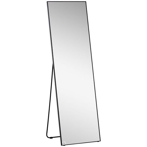 4255633539205 - Homcom - Großer Standspiegel Wandspiegel Ganzkörperspiegel 1615 cm Silber - Schwarz