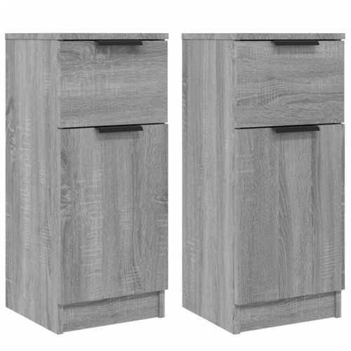 8720287083986 - Vidaxl - Sideboards 2 Stk Grau Sonoma 30x30x70 cm Holzwerkstoff Grau