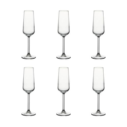 8693357224025 - Champagnergläser sektgläser 6er-Set - Allegra 195 ml - Farbe Transparent
