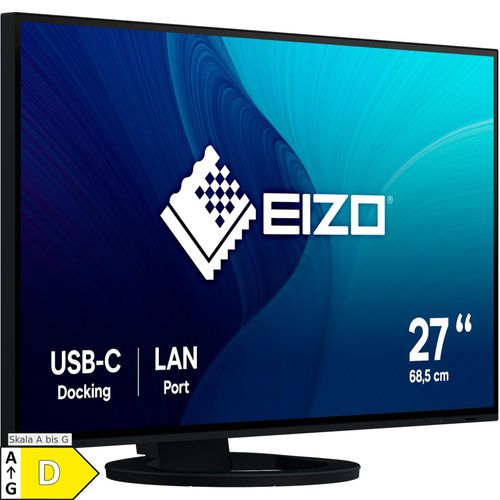 4995047056638 - EIZO FlexScan EV2795-BK - Mit FlexStand - LED-Monitor - 685 cm (27) - 2560 x 1440 - IPS - 350 cd m² - 10001 - 5 ms - HDMI DisplayPort USB-C - Lautsprecher - Schwarz (EV2795-BK) 4995047056638 - EIZO FlexScan EV2795-BK - Mit FlexStand - LED-Monitor - 685 cm (27) - 2560 x 1440 - IPS - 350 cd m² - 10001 - 5 ms - HDMI DisplayPort USB-C - Lautsprecher - Schwarz (EV2795-BK)