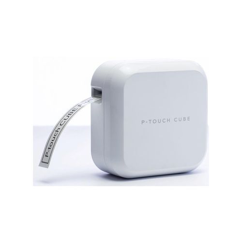 4977766800037 - ORIGINAL Beschriftungsgerät Weiss P-touch CUBE Plus PTP710BTHZ1 P-touch CUBE Plus Beschriftungsgerät TZe-Schriftbänder mit 35 6 9 12 18 und 24 mm Breite 180 x 360 dpi bis 18 mm Höhe