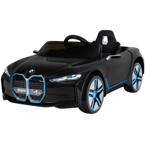 4056551265234 - Kinder-Elektroauto BMW i4 Fernbedienung LED-Beleuchtung Soft-Start-Funktion (Schwarz)