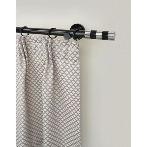 9002777366229 - Gardinenstange GARESA BLACK Gardinenstangen Gr L 390 cm Ø 20 mm 1 St 1 läufig schwarz Gardinenstangen nach Maß Vorhanggarnitur verlängerbar Endknopf abgeschrägt 2-farbig 9002777366229 - Gardinenstange GARESA BLACK Gardinenstangen Gr L 390 cm Ø 20 mm 1 St 1 läufig schwarz Gardinenstangen nach Maß Vorhanggarnitur verlängerbar Endknopf abgeschrägt 2-farbig