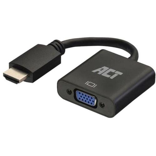 8716065491289 - Tool Land - act Adapterkabel HDMI-Stecker auf VGA-Buchse mit Audio - 015 m - black