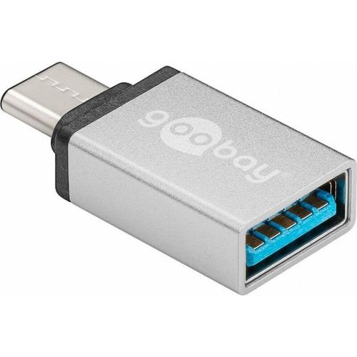 4040849566202 - GOOBAY 56620 - USB C Stecker auf USB 30 A Buchse silber 4040849566202 - GOOBAY 56620 - USB C Stecker auf USB 30 A Buchse silber