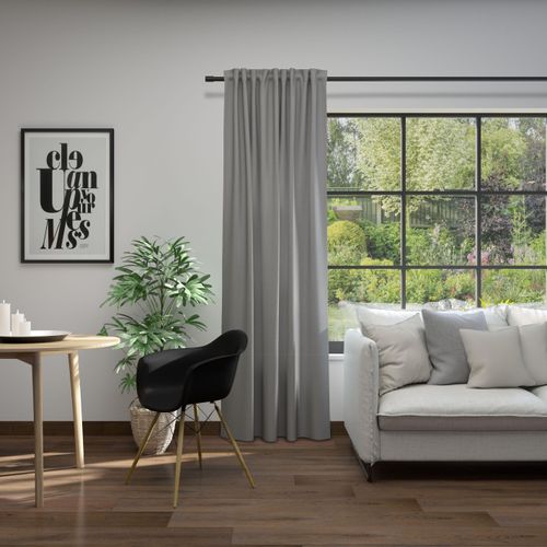 4006470500053 - Vorhang NEUTEX FOR YOU Linessa Gardinen Gr 130 cm verdeckte Schlaufen 137 cm grau (hellgrau) Verdeckte Schlaufen Schal mit verdeckten Schlaufen Breite 137 cm nach Maß 4006470500053 - Vorhang NEUTEX FOR YOU Linessa Gardinen Gr 130 cm verdeckte Schlaufen 137 cm grau (hellgrau) Verdeckte Schlaufen Schal mit verdeckten Schlaufen Breite 137 cm nach Maß