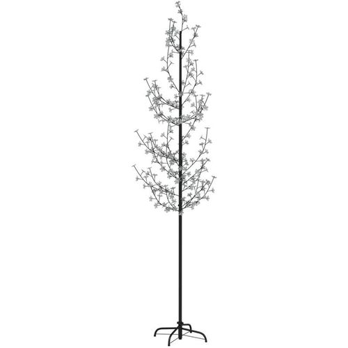 8720287138686 - Vidaxl - LED-Baum mit Kirschblüten Warmweiß 368 LEDs 300 cm Weiß