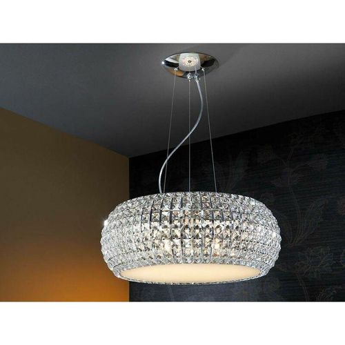 8435435305161 - Schuller Lighting - Schuller Diamond - 9 Light Crystal Deckenanhänger Chrom G9