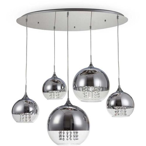 4262431055080 - - Pendellampe Pendelleuchte Hängelampe Hängeleuchte Esszimmerlampe Metall Glas E27