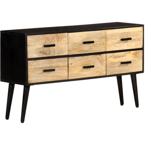 8720286201411 - Vidaxl - Sideboard 110x33x64 cm Massivholz Mango Braun