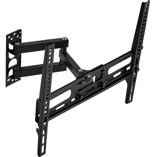 4260517466317 - TV Wandhalterung neigbar schwenkbar für 26 (66cm) - 55 (140cm) VESA max 400x400 bis 50kg - schwarz