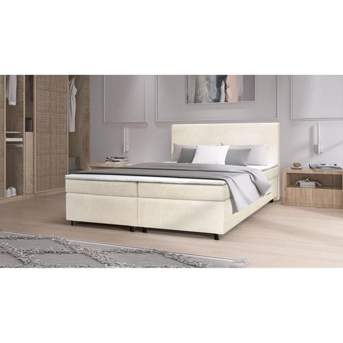 4262354976219 - Küchen Preisbombe - Boxspringbett Paxos Cordstoff Beige 180x200 Hotelbett Bonellfederkern Bett 4262354976219 - Küchen Preisbombe - Boxspringbett Paxos Cordstoff Beige 180x200 Hotelbett Bonellfederkern Bett