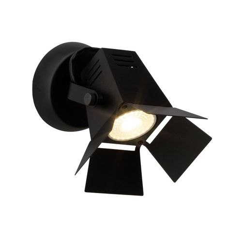4004353241697 - Lampe Movie led Wandspot schwarz matt 1x LED-PAR51 GU10 5W LED-Reflektorlampe inklusive (380lm 3000K) Kopf schwenkbar - schwarz - Brilliant 4004353241697 - Lampe Movie led Wandspot schwarz matt 1x LED-PAR51 GU10 5W LED-Reflektorlampe inklusive (380lm 3000K) Kopf schwenkbar - schwarz - Brilliant