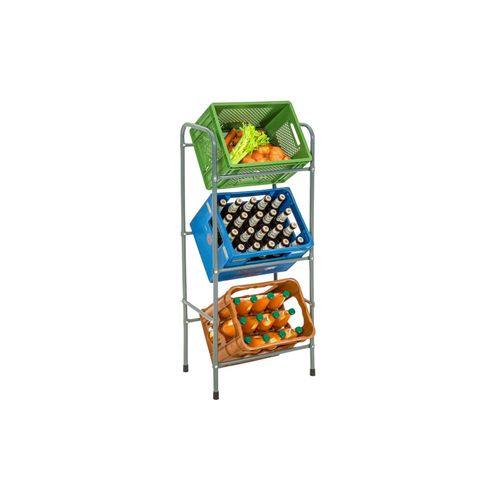 4260435992448 - tectake® Getränkekistenregal aus Stahl guter Zugriff 50 x 33 x 116 cm 4260435992448 - tectake® Getränkekistenregal aus Stahl guter Zugriff 50 x 33 x 116 cm
