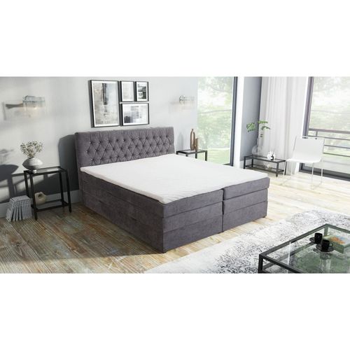 4262354976462 - Malton Boxspringbett 180x200 Hotelbett Bonellfederkern Bett + Topper Bettkasten 4262354976462 - Malton Boxspringbett 180x200 Hotelbett Bonellfederkern Bett + Topper Bettkasten