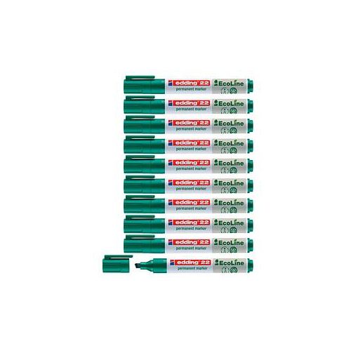 4004764918065 - 22 EcoLine Permanentmarker grün 10 - 50 mm 4004764918065 10 Stück