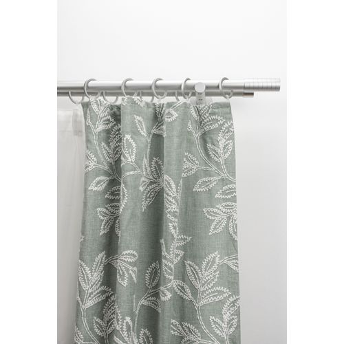 9002777437653 - Gardinenstange GARESA EASY Gardinenstangen Gr B L 64 cm x 570 cm Ø 20 mm 1 St 2 läufig silberfarben Kinder Gardinenstangen für Vorhanggarnitur verlängerbar Endk M Streifen Alu mit Ringe