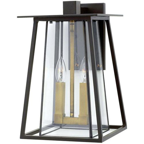 5024005291916 - Elstead - Hinkley HK-WALKER2-L Wandleuchte Walker 2xE14 60W Aluminium Kastanie Bronze H381cm B236cm IP44 dimmbar