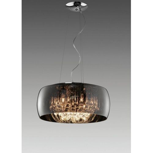 8055303912842 - Iperbriko - Steam Suspension Chromglas und Anhänger Ø50 cm Trio Lighting