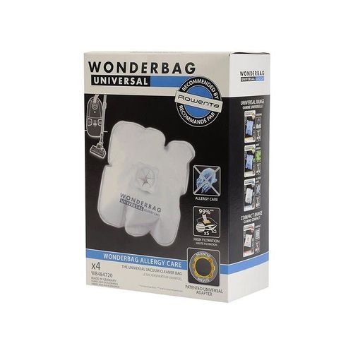 3665392378365 - Wonderbag-Beutel 4 Stück wb484720 für rowenta-Staubsauger