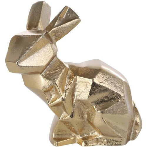 9008606245604 - Eglo - living Dekofigur Hase Nolalu elegante Zimmerdeko Dekoration für Wohnzimmer Tischdeko aus Metall in Messing Osterdeko Osterhase 175 cm