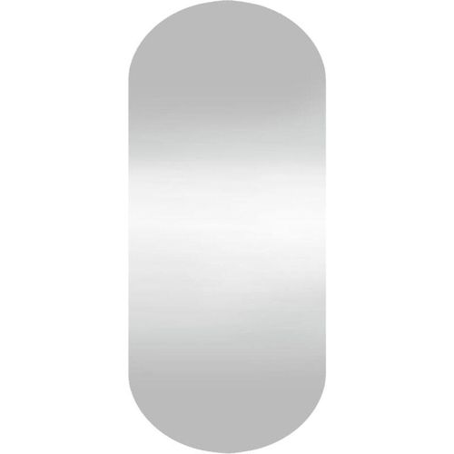 8720845521790 - Wandspiegel 35x80 cm Glas Oval vidaXL - Silber