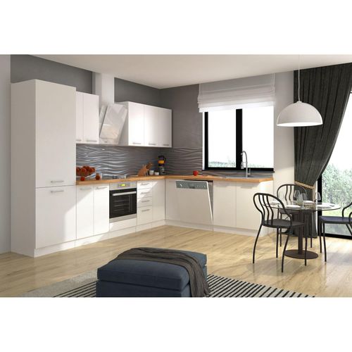 4260304596548 - Eckküche Eko White 310x230 cm in weiß Küchenzeile Küchenblock Einbauküche 4260304596548 - Eckküche Eko White 310x230 cm in weiß Küchenzeile Küchenblock Einbauküche