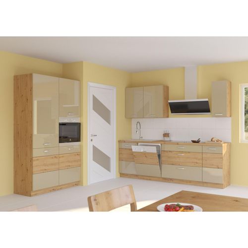 4260304597996 - Küche Artisan Cappuccino 230 + 120 Küchenzeile Hochglanz Küchenblock Einbauküche 4260304597996 - Küche Artisan Cappuccino 230 + 120 Küchenzeile Hochglanz Küchenblock Einbauküche