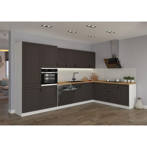 4262354976882 - Landhaus Küche Stilo Grau 350x210cm Küchenzeile Einbauküche Eckküche Winkelküche 4262354976882 - Landhaus Küche Stilo Grau 350x210cm Küchenzeile Einbauküche Eckküche Winkelküche