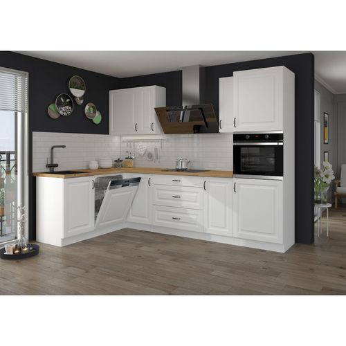 4262354973249 - Landhaus Küche Stilo Weiß 170x285cm Küchenzeile Einbauküche Eckküche Winkelküche 4262354973249 - Landhaus Küche Stilo Weiß 170x285cm Küchenzeile Einbauküche Eckküche Winkelküche