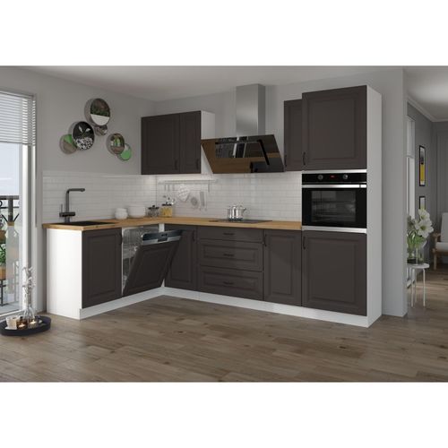 4262354976899 - Landhaus Küche Stilo Grau 170x285cm Küchenzeile Einbauküche Eckküche Winkelküche 4262354976899 - Landhaus Küche Stilo Grau 170x285cm Küchenzeile Einbauküche Eckküche Winkelküche
