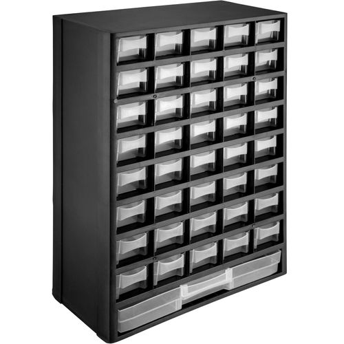 4061173010421 - tectake® Sortimentskasten 41-teilig komfortable Eingriffsöffnung stabiler Kunststoffrahmen geeignet zur Wandmontage 30 x 135 x 45 cm