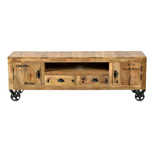 4059865162305 - Lowboard Mangoholz Kommode Sideboard TV Fernseher Hifi Wohnzimmer Schrank 4059865162305 - Lowboard Mangoholz Kommode Sideboard TV Fernseher Hifi Wohnzimmer Schrank