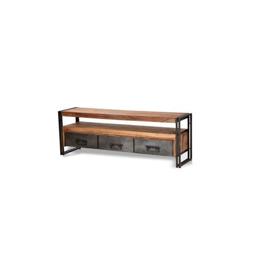 4059865163265 - Lowboard Panama Akazie Kommode Sideboard TV Fernseher Hifi Wohnzimmer Schrank