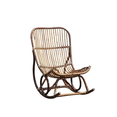 4059865165528 - Schaukelstuhl Rattan Wohnzimmer Sessel Stuhl Relaxsessel Schaukelsessel